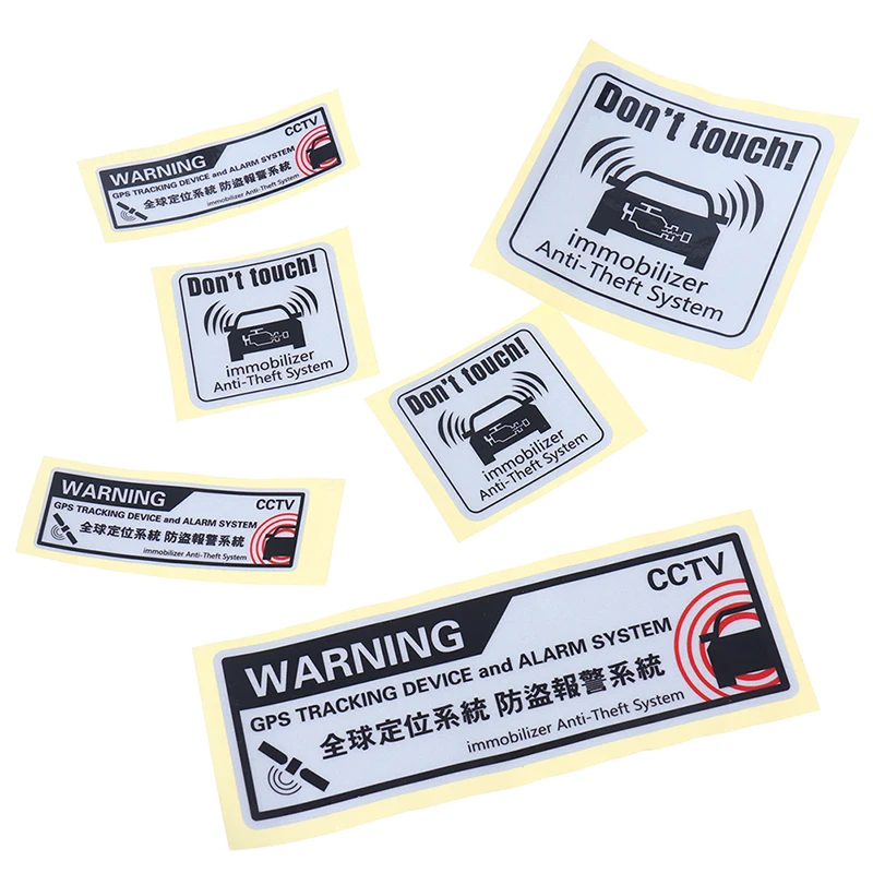 2/3pcs Warning Lable GPS TRACKING Alarm System Sticker Anti-Theft Sticker Reflective Vinyl Sticker For Car Motocrclye Bike
2/3pcs Warning Lable GPS TRACKING Alarm System Sticker Anti-Theft Sticker Reflective Vinyl Sticker For Car Motocrclye Bike