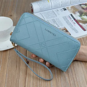 New Wristband Double Zipper Women Long Wallet Large Capacity Wallets Female Lady Purses Phone Pocket Card Holder Cartera Mujer
New Wristband Double Zipper Women Long Wallet Large Capacity Wallets Female Lady Purses Phone Pocket Card Holder Cartera Mujer