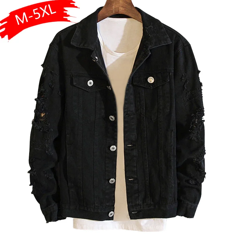 Plus Size Loose Ripped Black Denim Jacket Women 4Xl 5Xl Spring Streetwear Pink Red Basic Lover'S Jeans Coat Casual Outwear
Plus Size Loose Ripped Black Denim Jacket Women 4Xl 5Xl Spring Streetwear Pink Red Basic Lover'S Jeans Coat Casual Outwear