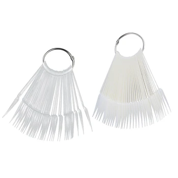 40Pcs Sharp Fan Shaped Nail Art False Tips Polish Gel Color Practice Display Showing Card Sticks Manicure Tool
40Pcs Sharp Fan Shaped Nail Art False Tips Polish Gel Color Practice Display Showing Card Sticks Manicure Tool
