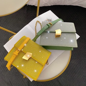 Diamond Crossbody Bags For Women Leather Chain Shoulder Messenger Bag Female Chain Luxury Handbags and Purses
Diamond Crossbody Bags For Women Leather Chain Shoulder Messenger Bag Female Chain Luxury Handbags and Purses