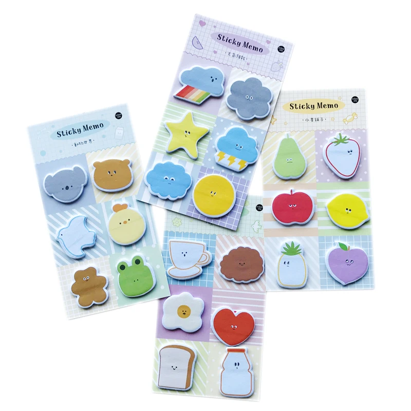 120 Pages/Pack Cute Fruits Cloud Animals Memo Pad Sticky Notes Writing Notepad School Office Supply Student Stationery
120 Pages/Pack Cute Fruits Cloud Animals Memo Pad Sticky Notes Writing Notepad School Office Supply Student Stationery