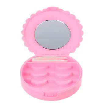 12*5cm Plastic Round Makeup Storage Box Flower Shape Cute Bowknot False Eyelash Case Container Organizer Holder Portable
12*5cm Plastic Round Makeup Storage Box Flower Shape Cute Bowknot False Eyelash Case Container Organizer Holder Portable