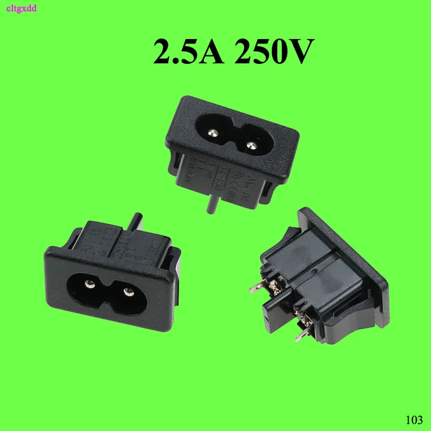 1Pcs BX 180 Black Male Plug IEC320 C8 Power Socket Connector AC 250V 2.5A 2Pin 8 Word Socket AC Power Outlet Connector BX180-C
1Pcs BX 180 Black Male Plug IEC320 C8 Power Socket Connector AC 250V 2.5A 2Pin 8 Word Socket AC Power Outlet Connector BX180-C