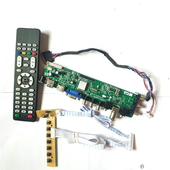 For B116XW03 V.0/V.1/V.2 1366*768 DVB digital LVDS 40-Pin panel universal HDMI VGA USB AV TV 3663 LCD Controller board DIY Kit
For B116XW03 V.0/V.1/V.2 1366*768 DVB digital LVDS 40-Pin panel universal HDMI VGA USB AV TV 3663 LCD Controller board DIY Kit