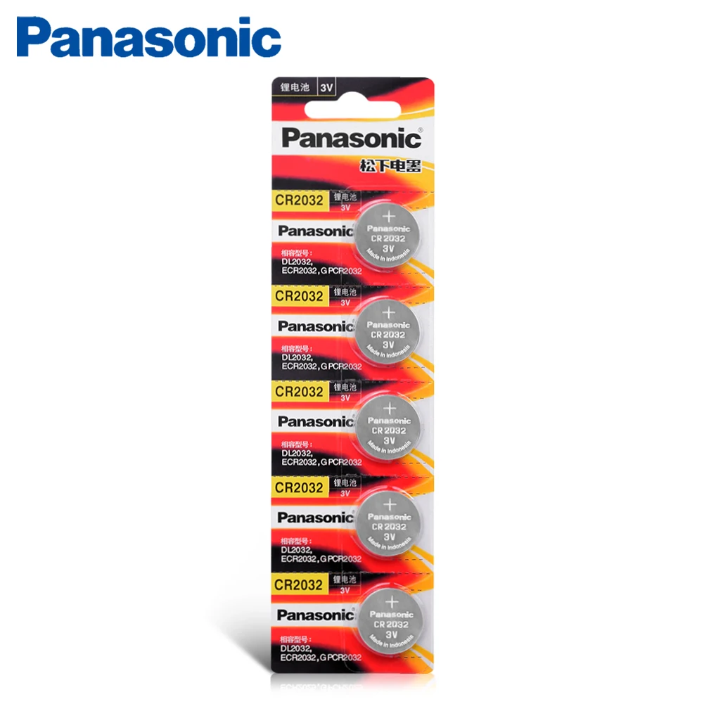 5Pcs PANASONIC cr2032 3v original brand new battery for button cell coin batteries for watch computer cr 2032 Suitable Supports
5Pcs PANASONIC cr2032 3v original brand new battery for button cell coin batteries for watch computer cr 2032 Suitable Supports