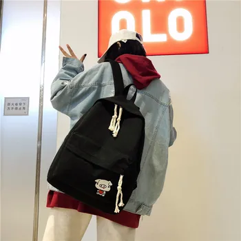 New Cotton and Linen Ins Super Fire Backpack Schoolgirl Schoolbag Literary Cute Cartoon All Match Fashion Backpack
New Cotton and Linen Ins Super Fire Backpack Schoolgirl Schoolbag Literary Cute Cartoon All Match Fashion Backpack