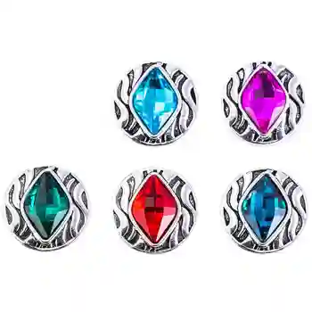 20pcs New five colors crystal metal Snap Button Jewelry 18mm Snap Buttons fit Snap Bracelet Bangles Button Jewelry 
20pcs New five colors crystal metal Snap Button Jewelry 18mm Snap Buttons fit Snap Bracelet Bangles Button Jewelry