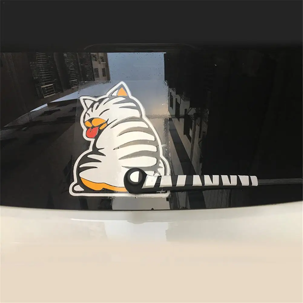 Cat Moving Tail Paws Car Stickers 3D Creative Cartoon Auto Rear Windshield Vehicle Window Wiper Decal Styling Decoration Sticker
Cat Moving Tail Paws Car Stickers 3D Creative Cartoon Auto Rear Windshield Vehicle Window Wiper Decal Styling Decoration Sticker