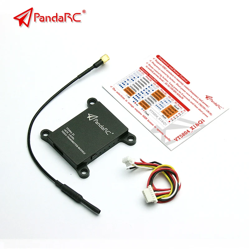 PandaRC VT5804 X1 VT5804 Q1 5.8G 16CH 6V-26V Voltage input FPV Transmitter Video Transmitter Module
PandaRC VT5804 X1 VT5804 Q1 5.8G 16CH 6V-26V Voltage input FPV Transmitter Video Transmitter Module