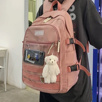 Women's Travel Backpack College Wind Backpacks Fashion Wild Multifunctional Ita School Bag Campus Oxford Cloth Travel Bag
Women's Travel Backpack College Wind Backpacks Fashion Wild Multifunctional Ita School Bag Campus Oxford Cloth Travel Bag