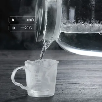 70ML Heat-resistant Glass Measuring Cup Jigger For Espresso Coffee Double-mouthed Ounce Cup Small Milk Cup With Scale Coffee Cup
70ML Heat-resistant Glass Measuring Cup Jigger For Espresso Coffee Double-mouthed Ounce Cup Small Milk Cup With Scale Coffee Cup