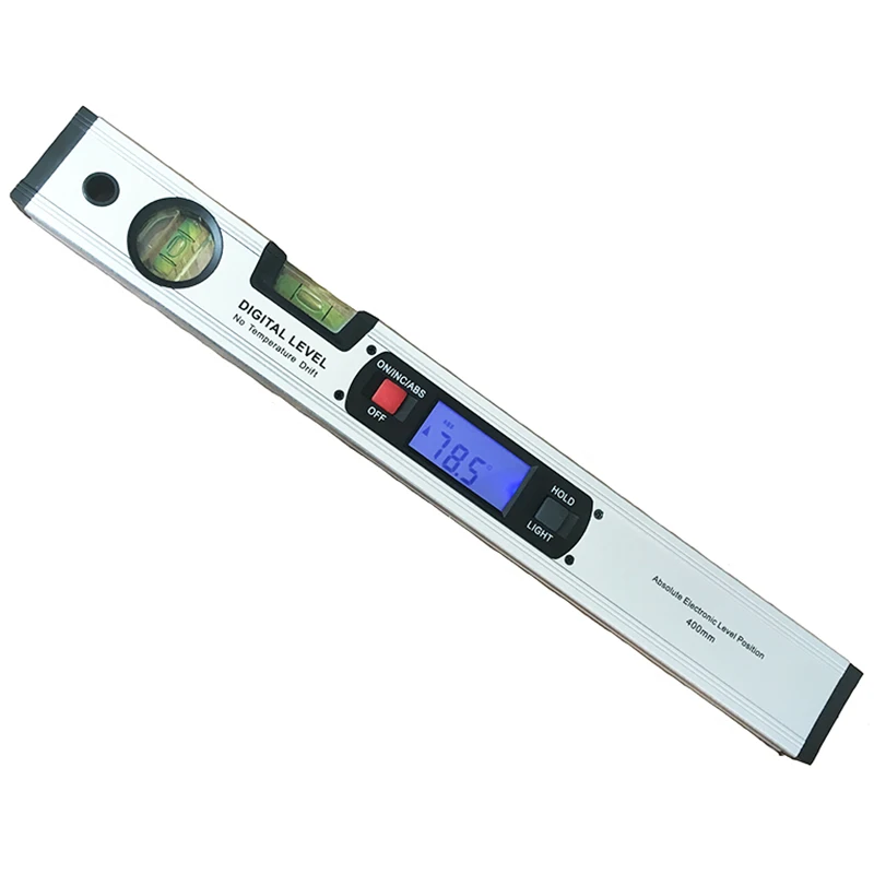 EASY-Digital Protractor Angle Finder Inclinometer Electronic Level 360 Degree Without Magnets Level Angle Slope Test Ruler 400Mm
EASY-Digital Protractor Angle Finder Inclinometer Electronic Level 360 Degree Without Magnets Level Angle Slope Test Ruler 400Mm