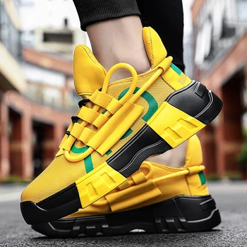 Hot Sell Sports Shoes Men Yellow INS Running Shoes Plus Size zapatillas Height Increasing Classical Retro Sneakers
Hot Sell Sports Shoes Men Yellow INS Running Shoes Plus Size zapatillas Height Increasing Classical Retro Sneakers