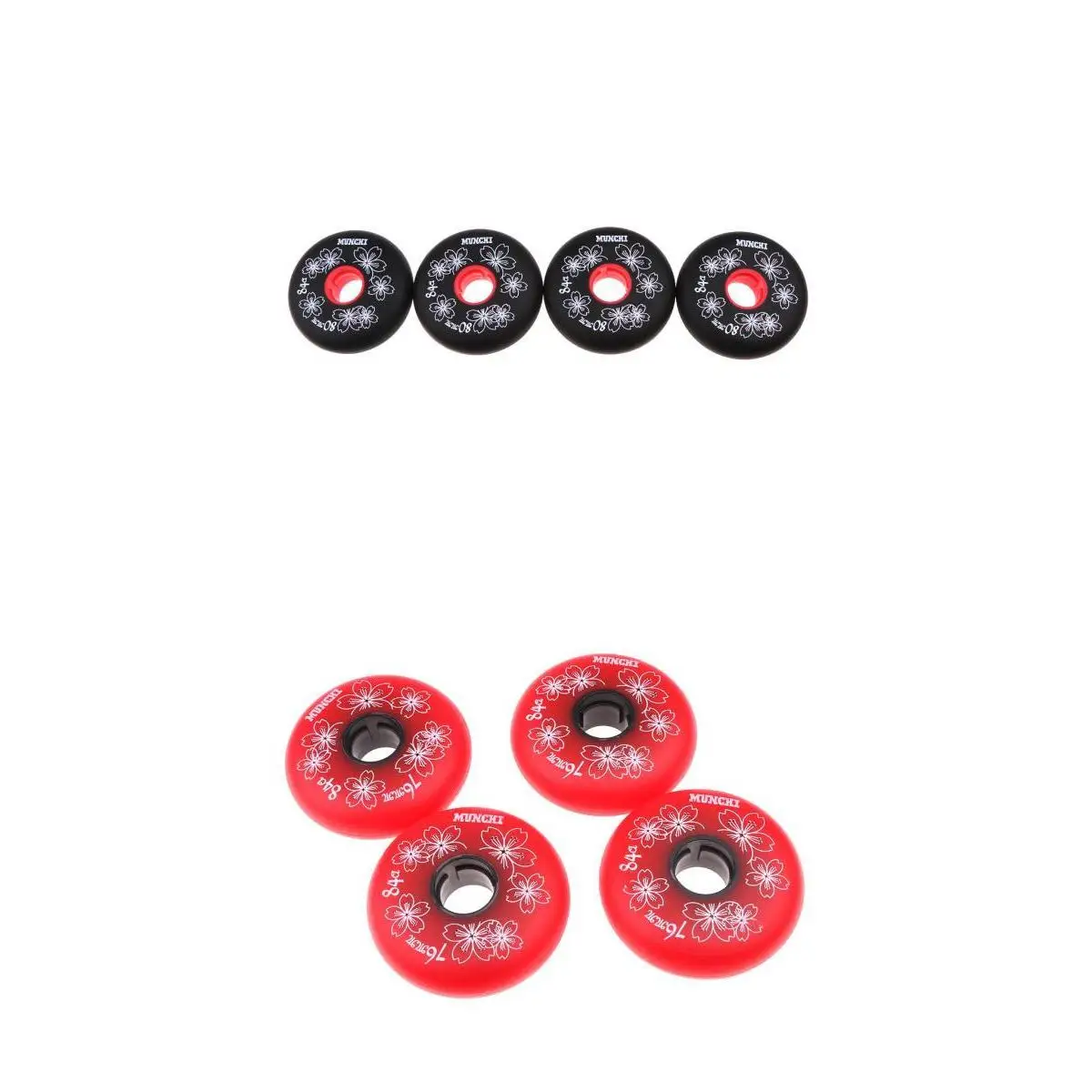 8 Pieces Inline Roller Skate Skating Replacement Wheel 84A 76mm 80mm 8 Pieces Inline Roller Skate Skating Replacement Wheel 84A 76mm 80mm