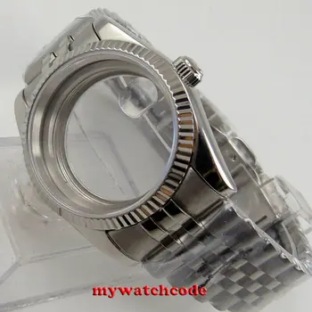 36mm PARNIS 316L stainless steel sapphire glass silver Watch Case come with strap fit 2824 2836 MOVEMENT
36mm PARNIS 316L stainless steel sapphire glass silver Watch Case come with strap fit 2824 2836 MOVEMENT
