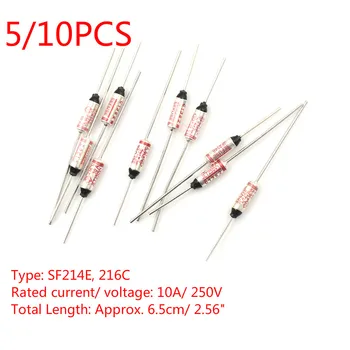 5/10Pcs SF214E SEFUSE Cutoffs for Thermal Fuse 216 C 216 Degree 10A 250V Celsius Circuit Cut Off Thermal Fuse Thermal Cutoffs
5/10Pcs SF214E SEFUSE Cutoffs for Thermal Fuse 216 C 216 Degree 10A 250V Celsius Circuit Cut Off Thermal Fuse Thermal Cutoffs
