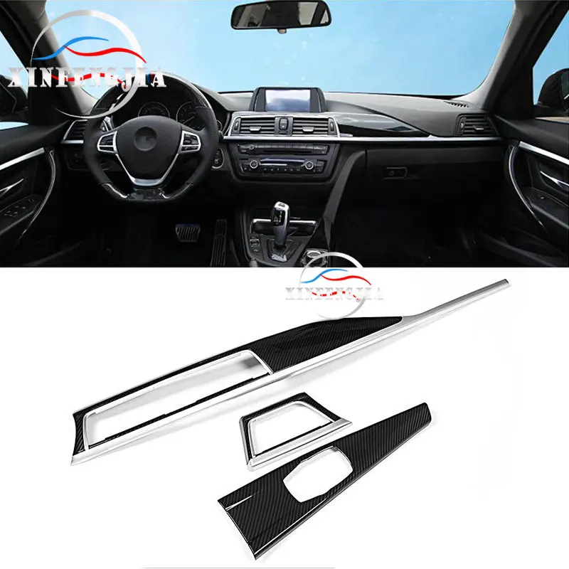 For BMW 3 4 Series 3GT F34 F36 F30 13-18 3pcs Carbon Fiber Color Center Control Panel Trim
For BMW 3 4 Series 3GT F34 F36 F30 13-18 3pcs Carbon Fiber Color Center Control Panel Trim