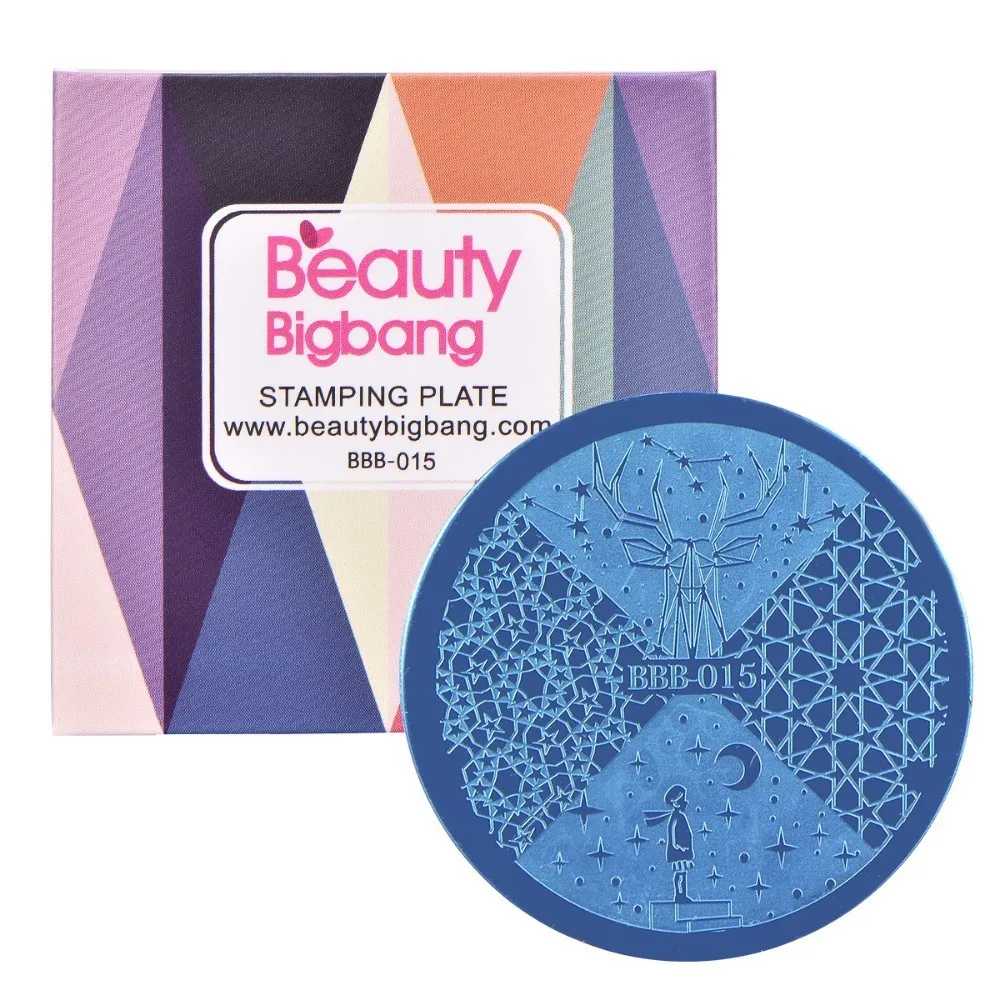 5.6*5.6cm Beautybigbang 1pc Round Stamping Plate Night Sky Star Moon Pattern Stamping Plates for Nail Polish 015
5.6*5.6cm Beautybigbang 1pc Round Stamping Plate Night Sky Star Moon Pattern Stamping Plates for Nail Polish 015