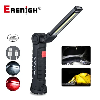 Foldable Portable USB Rechargeable 5 Modes Flashlight LED Working Light Camping Hanging Hook Lamp Emergency Magnetic COB Lantern
Foldable Portable USB Rechargeable 5 Modes Flashlight LED Working Light Camping Hanging Hook Lamp Emergency Magnetic COB Lantern