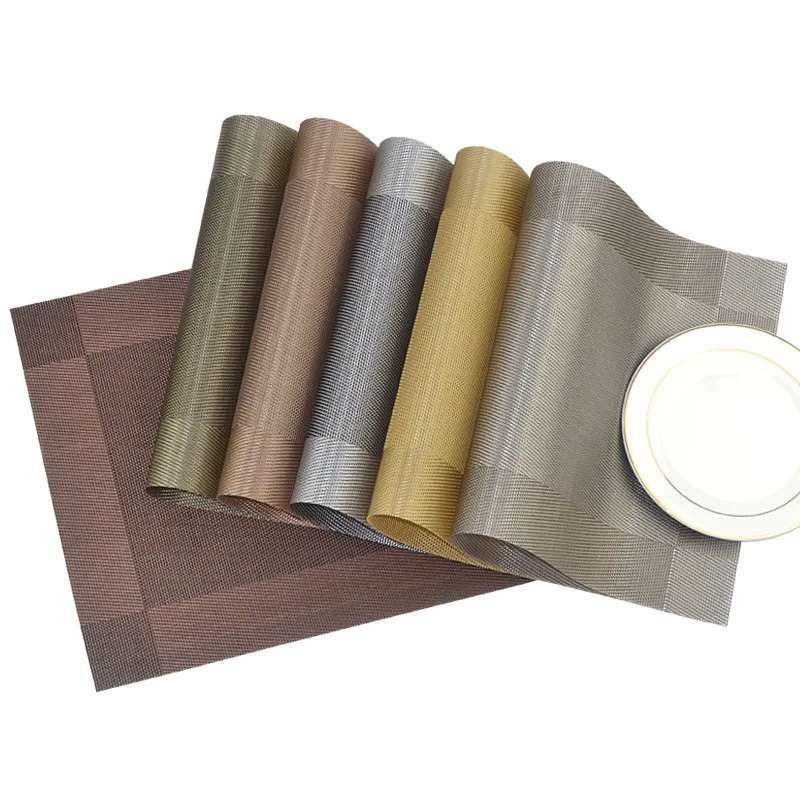 Food Grade PVC Mat Woven Table Table Mat High Temperature Pot Mat Mats Coaster Table Protection Mat Food Pads kitchen Supplies
Food Grade PVC Mat Woven Table Table Mat High Temperature Pot Mat Mats Coaster Table Protection Mat Food Pads kitchen Supplies