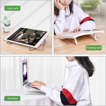 Aluminum Alloy Laptop Stand Bracket for MacBook Pro Notebook Flat Pad Metal Heat Foldable Storage Universal Tablet Stand Support
Aluminum Alloy Laptop Stand Bracket for MacBook Pro Notebook Flat Pad Metal Heat Foldable Storage Universal Tablet Stand Support