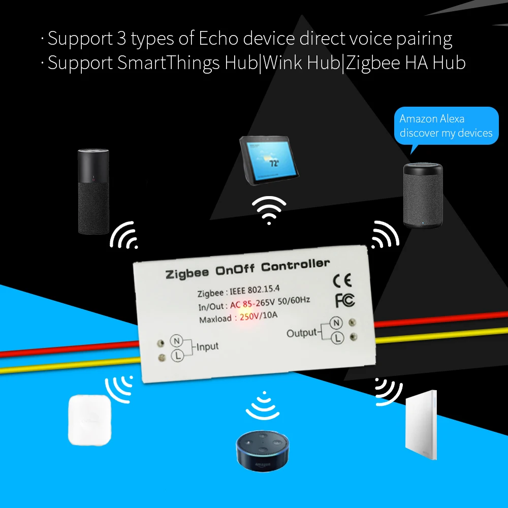 Timethinker Ewelink Zigbee Smart Home Domotica Remote Control Switch WiFi On/off Switch for Samsung Smart Things Hub Alexa Echo
Timethinker Ewelink Zigbee Smart Home Domotica Remote Control Switch WiFi On/off Switch for Samsung Smart Things Hub Alexa Echo
