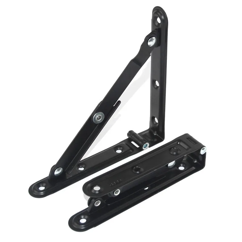 2pc Black metal folding bracket Triangular Metal Release Catch Support wall shelf Sofa bed hinge Multipurpose furniture Hardware
2pc Black metal folding bracket Triangular Metal Release Catch Support wall shelf Sofa bed hinge Multipurpose furniture Hardware