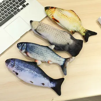 Electric Interactive Cat Wagging Fish Realistic Plush Catnip Fish Mint Catnip Chewing Toys Cats Game Interactive Pet Supplies
Electric Interactive Cat Wagging Fish Realistic Plush Catnip Fish Mint Catnip Chewing Toys Cats Game Interactive Pet Supplies