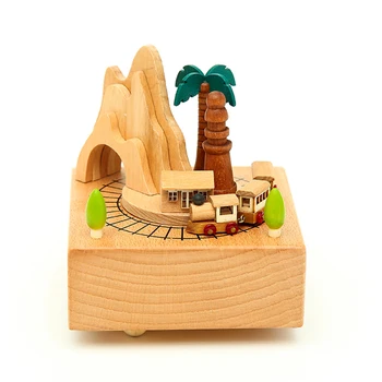 New Christmas Wooden Train Rotating Castle Dream Music Boxes Creative Birthday Gift Children's Toys Craft Home Decor Accessories
New Christmas Wooden Train Rotating Castle Dream Music Boxes Creative Birthday Gift Children's Toys Craft Home Decor Accessories