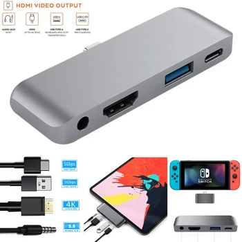 USB 3.1 Type C to PD Fast Charger 4K HDMI USB 3.0 3.5mm AUX Jack Cable Adapter Hub for iPad Pro Air4 PS4 Switch Macbook XBOX
USB 3.1 Type C to PD Fast Charger 4K HDMI USB 3.0 3.5mm AUX Jack Cable Adapter Hub for iPad Pro Air4 PS4 Switch Macbook XBOX