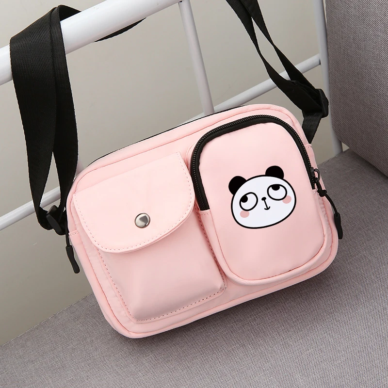Fashion Cute Cartoon Panda Shoulder Crossbody Bag for Women Waterproof High Capacity Simple Candy Color Mini Mobile Phone Bags
Fashion Cute Cartoon Panda Shoulder Crossbody Bag for Women Waterproof High Capacity Simple Candy Color Mini Mobile Phone Bags