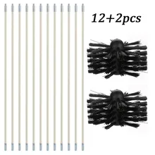 12 Rod Chimney Cleaner Brush Chimney Cleaner Sweep Rotary Fireplaces Inner Wall Cleaning Brush Tool Set Chimneys Accessories
12 Rod Chimney Cleaner Brush Chimney Cleaner Sweep Rotary Fireplaces Inner Wall Cleaning Brush Tool Set Chimneys Accessories