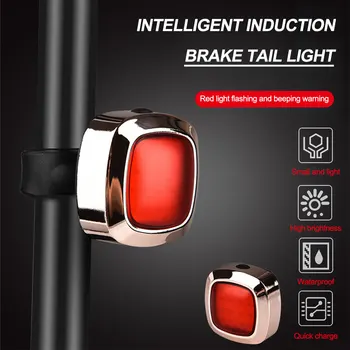 Bike Tail Light USB Charging Intelligent Induction Brake Tail Light Bike Safety Warning Light Bike Accessories
Bike Tail Light USB Charging Intelligent Induction Brake Tail Light Bike Safety Warning Light Bike Accessories