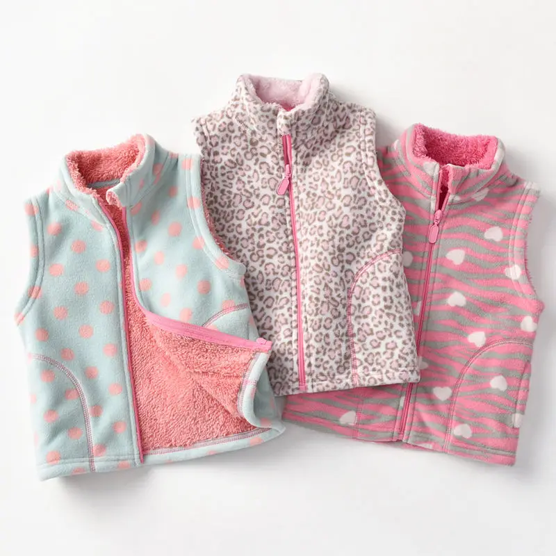 Girls Leopard Printing Velvet Vest Jacket Fall Winter New Children's Polar Fleece Waistcoat Kids Warm Thickening Vest Coat P201
Girls Leopard Printing Velvet Vest Jacket Fall Winter New Children's Polar Fleece Waistcoat Kids Warm Thickening Vest Coat P201