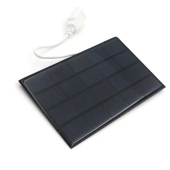 Solar Panel 5V 2W with USB Port Standard Epoxy polycrystalline Silicon DIY Battery Power Charge Module Mini Solar Cell toy
Solar Panel 5V 2W with USB Port Standard Epoxy polycrystalline Silicon DIY Battery Power Charge Module Mini Solar Cell toy