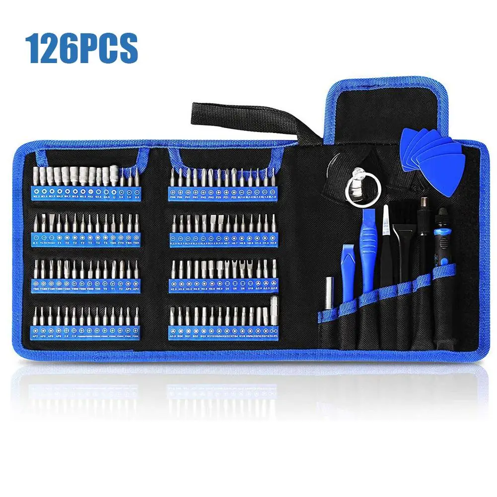 126pcs/set Precision Screwdriver Multifunctional Professional Electronics Opening Repair Tool Kit For Cell Phone Tablet Laptop
126pcs/set Precision Screwdriver Multifunctional Professional Electronics Opening Repair Tool Kit For Cell Phone Tablet Laptop