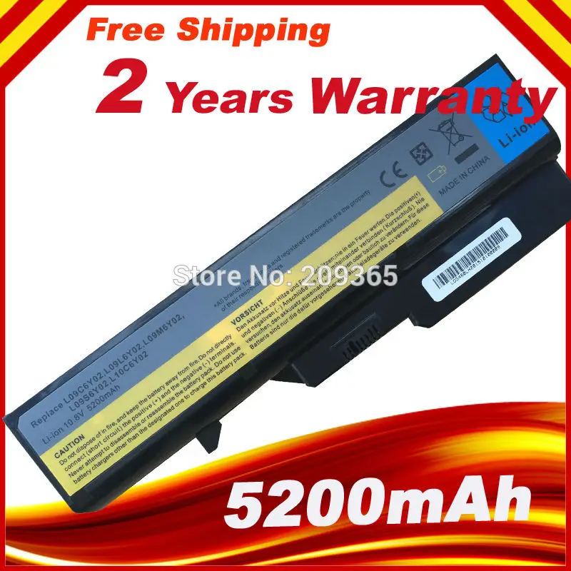 HSW Laptop Battery L09M6Y02 L10M6F21 L09S6Y02 L09L6Y02 For Lenovo G460 G465 G470 G475 G560 G565 G570 G575 G770 Z460 fast shpping
HSW Laptop Battery L09M6Y02 L10M6F21 L09S6Y02 L09L6Y02 For Lenovo G460 G465 G470 G475 G560 G565 G570 G575 G770 Z460 fast shpping