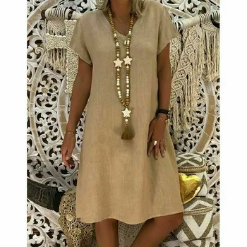 2019 New Summer Dress Women Plus Szie Dress Short Sleeve Boho Short Beach Dress Sundress Casual Shift Dresses Vestidos Sundress
2019 New Summer Dress Women Plus Szie Dress Short Sleeve Boho Short Beach Dress Sundress Casual Shift Dresses Vestidos Sundress