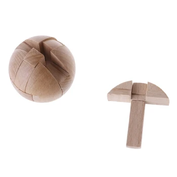 New Wooden Puzzle Magic Ball Intelligence Game Brain Teasers Toy Adults Kids Toy
New Wooden Puzzle Magic Ball Intelligence Game Brain Teasers Toy Adults Kids Toy