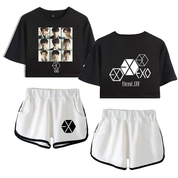2019 EXO PLANET#5 two piece set New Shorts Women Casual Super shorts Outerwear Femme Contrast Summer Soft Elastic Waist Shorts
2019 EXO PLANET#5 two piece set New Shorts Women Casual Super shorts Outerwear Femme Contrast Summer Soft Elastic Waist Shorts