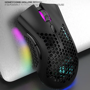 RGB Illuminated Mouse 2.4Ghz Wireless Mouse with USB Receiver Plug Ergonomic Optical 3 Levels DPI for Laptop Computers
RGB Illuminated Mouse 2.4Ghz Wireless Mouse with USB Receiver Plug Ergonomic Optical 3 Levels DPI for Laptop Computers