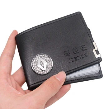 Driver License Holder Leather Cover Car Driving Documents Folder Wallet For Renault Megane 2 3 Duster Logan Clio Laguna 2 Captur
Driver License Holder Leather Cover Car Driving Documents Folder Wallet For Renault Megane 2 3 Duster Logan Clio Laguna 2 Captur