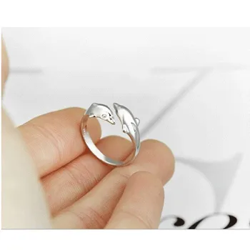Fashion Adjustable Ring For Women Simple Smooth Cute Dolphin Open Ring Love Gifts Fine Jewelry 
Fashion Adjustable Ring For Women Simple Smooth Cute Dolphin Open Ring Love Gifts Fine Jewelry