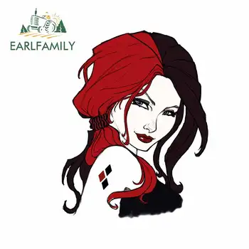 EARLFAMILY 13cm x 10.2cm For Cartoon Harley Quinn Windshield Car Stickers Surfboard Fine Decal Sunscreen Refrigerator Decor
EARLFAMILY 13cm x 10.2cm For Cartoon Harley Quinn Windshield Car Stickers Surfboard Fine Decal Sunscreen Refrigerator Decor