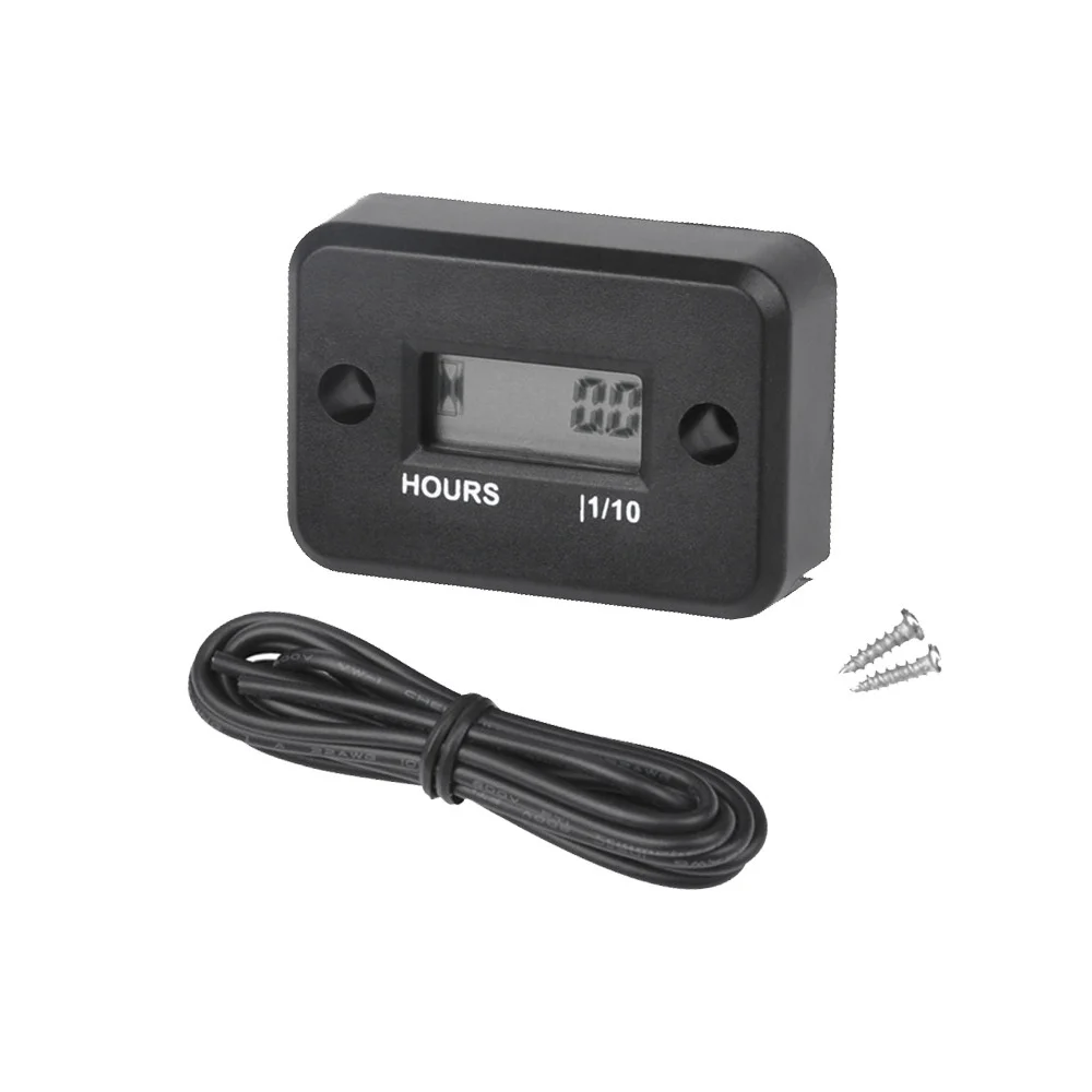 Waterproof Digital Hour Meter LCD Display Portable Engine Gauge Hour Meter For Motorcycle Boat Engines Counter Hour Meter
Waterproof Digital Hour Meter LCD Display Portable Engine Gauge Hour Meter For Motorcycle Boat Engines Counter Hour Meter