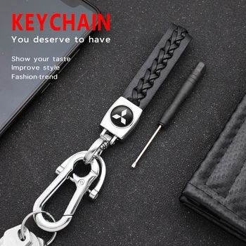 Car-Styling 3D Metal Leather Auto Logo Keychain Key Chain Key Rings for Mitsubishi l200 outlander 3 lancer 10 pajero 2 4 galant
Car-Styling 3D Metal Leather Auto Logo Keychain Key Chain Key Rings for Mitsubishi l200 outlander 3 lancer 10 pajero 2 4 galant