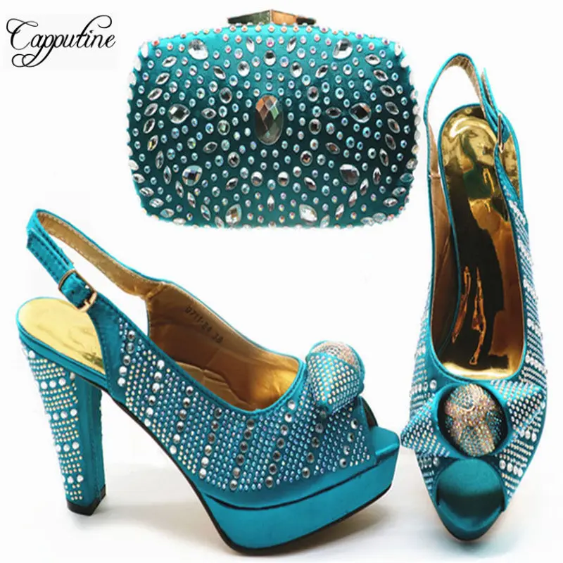 Capputine Summer Hot Sale Shoes And Bag Set Italian Elegant Woman Pumps 10.5CM Shoes And Matching Purse Set For Party Dress
Capputine Summer Hot Sale Shoes And Bag Set Italian Elegant Woman Pumps 10.5CM Shoes And Matching Purse Set For Party Dress