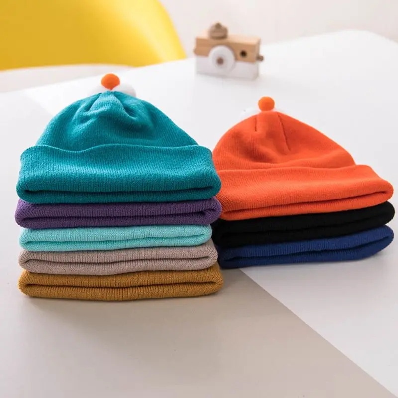 Toddler Boy Girl Ribbed Knit Cuffed Beanie Hat Bright Solid Color Cute 3D Cartoon Eye Nose Top Winter Double Layer Snow Ski Cap
Toddler Boy Girl Ribbed Knit Cuffed Beanie Hat Bright Solid Color Cute 3D Cartoon Eye Nose Top Winter Double Layer Snow Ski Cap