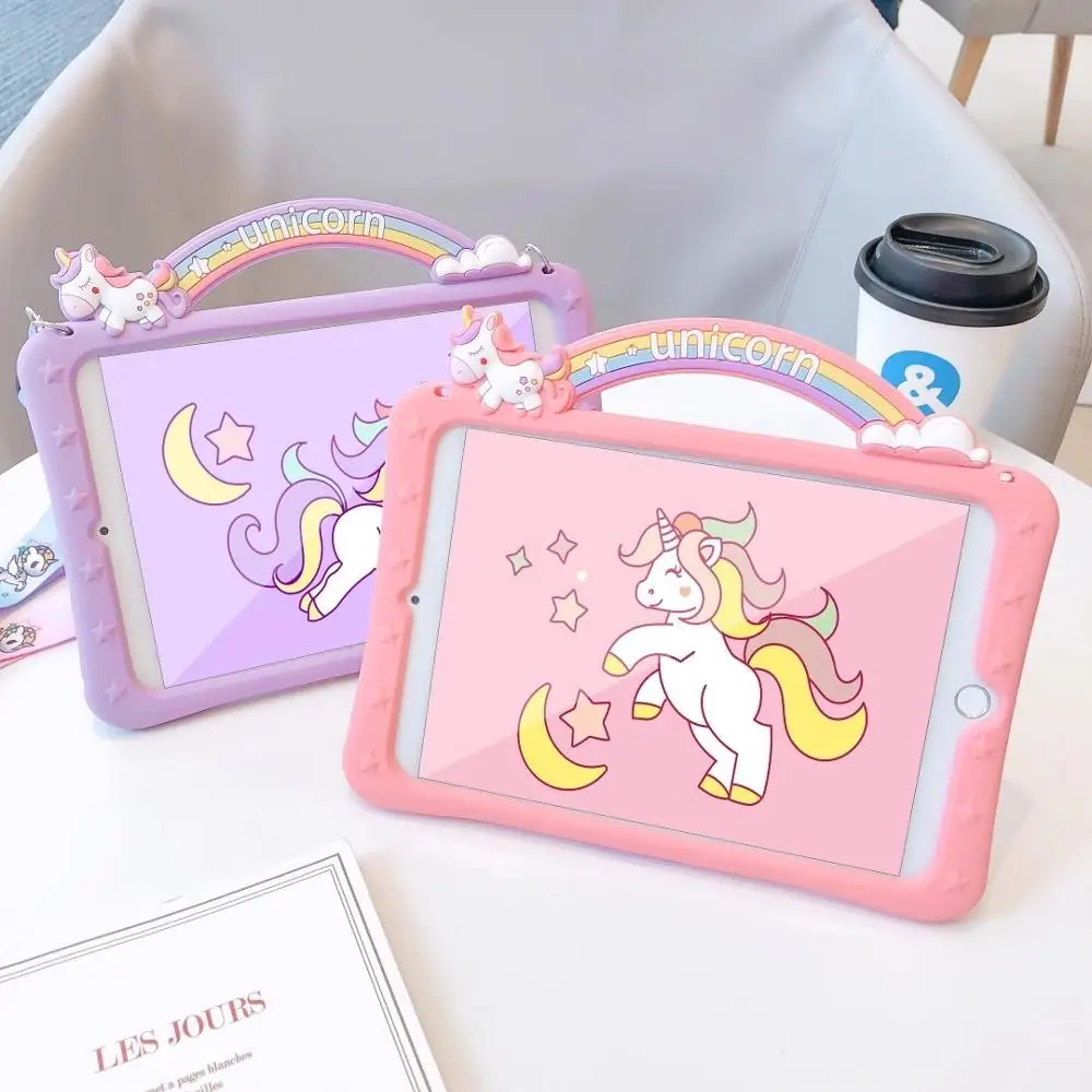 10.2 inch Cute Unicorn Soft Silicone Tablet Stand Case For iPad Air 1 2 3 9.7 Mni 4 5 7.9 Pro 10.5 112017 2018 2019 2020 Cover
10.2 inch Cute Unicorn Soft Silicone Tablet Stand Case For iPad Air 1 2 3 9.7 Mni 4 5 7.9 Pro 10.5 112017 2018 2019 2020 Cover